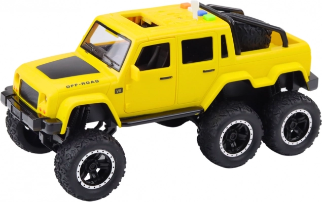 Geländewagen Pickup mit Licht- und Soundeffekten mit Reibung 6x6
