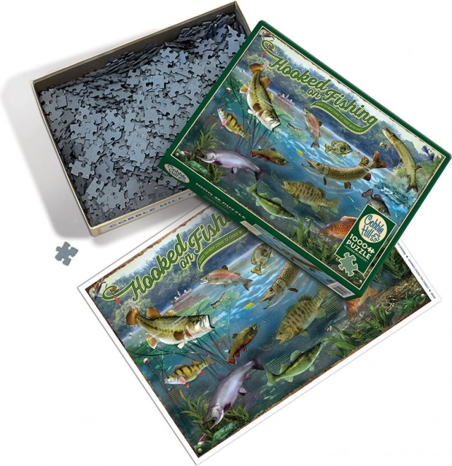 Puzzle Puzzle-Närrisch Fischerfreude COBBLE HILL 1000 Teile