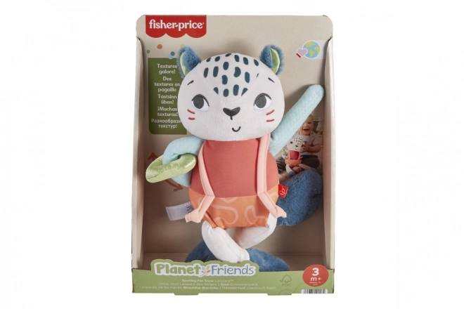 Fisher-Price Schnee-Leopard Baby-Sinnes-Spielzeug