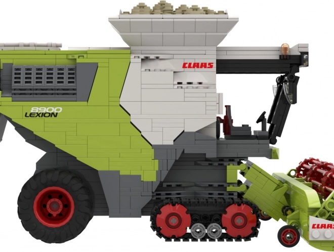 Bausteinset Brixies Plus Claas Lexion 8900 Terra Trac mit Anhänger