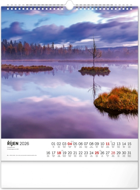 Wandkalender Böhmerwald 2026