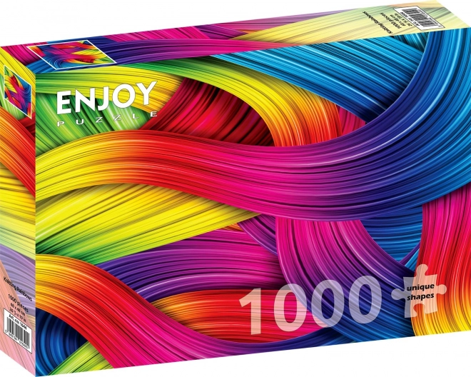 ENJOY Puzzle Regenbogen-Splétání 1000 Teile