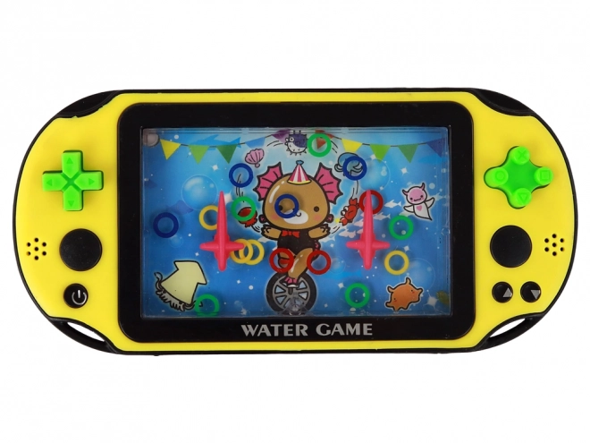 Wassergeschicklichkeitsspielkonsole Gelb mit Unterwasserwelt
