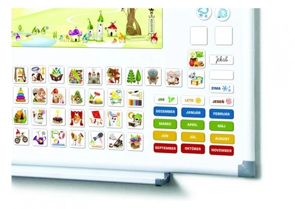 Magnetischer Kalender für Kinder