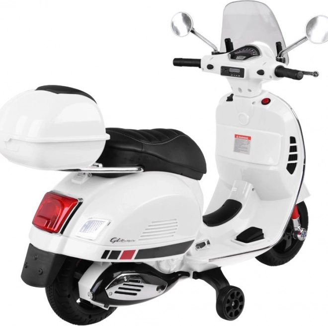 Elektrischer Roller Vespa GTS Super für Kinder – Weiß