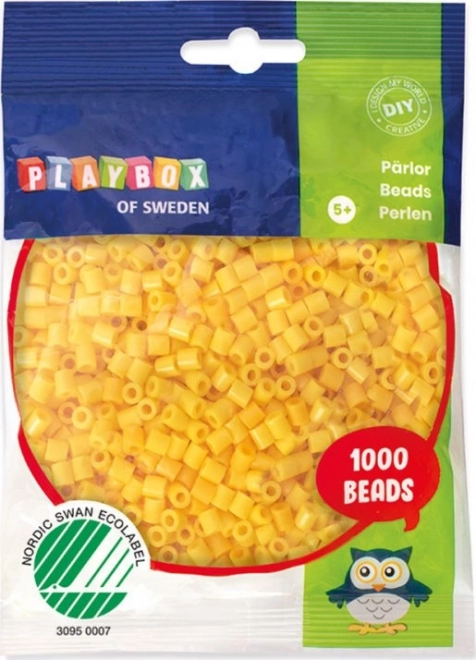 Playbox Bügelperlen - Gelb 1000 Stück