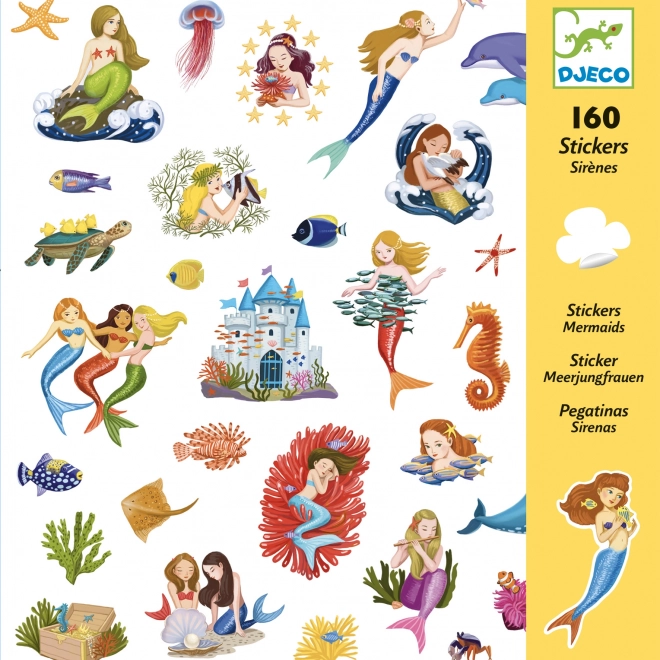 Djeco Sticker Meerjungfrauen