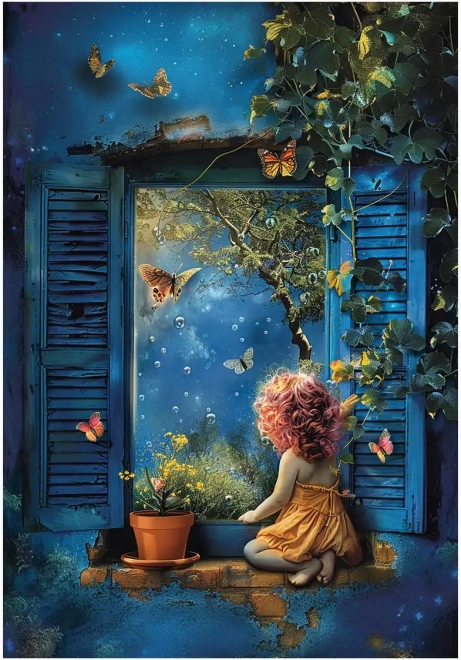 Puzzle Blaue Nacht 500 Teile
