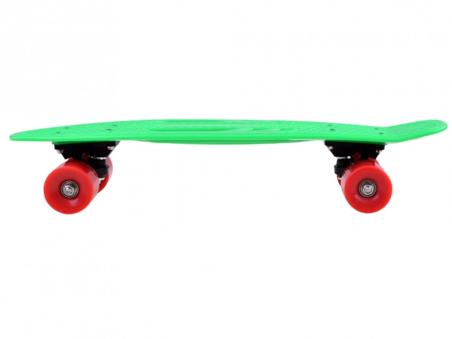 Leichte Kinder-Skateboard-Fishboard mit Durchbrüchen – Grün