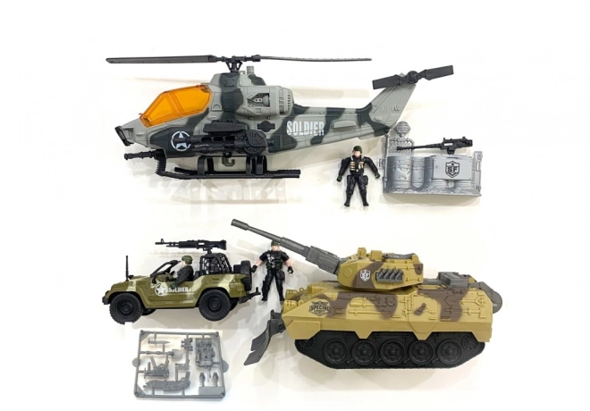 Militärset mit Figuren