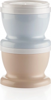 Set aus zwei Essensbehältern, Babyblau