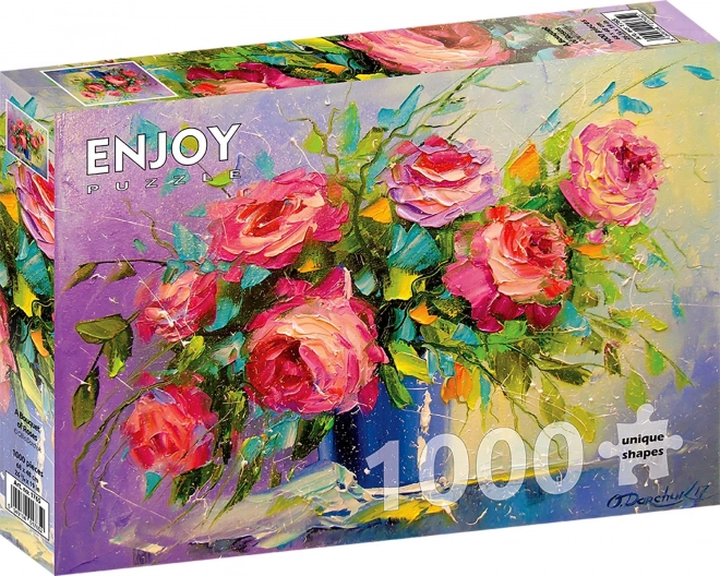 Puzzle Blumenstrauß Rosen 1000 Teile