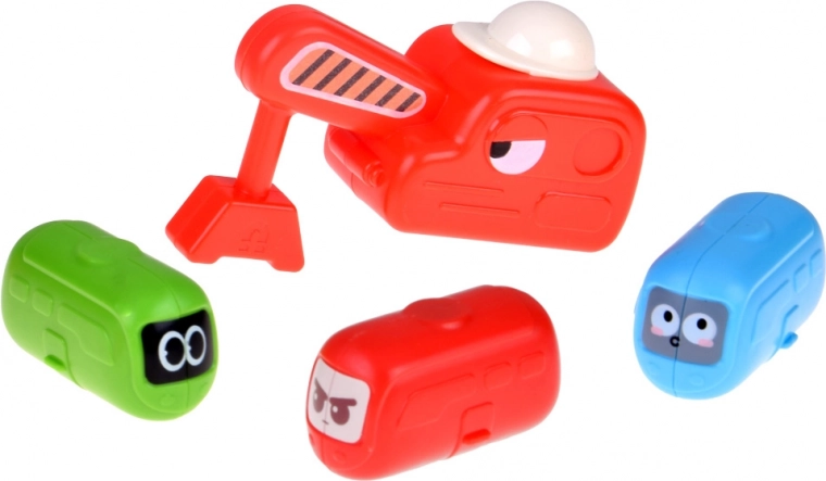 Magnetkran und Kapsel-Autos