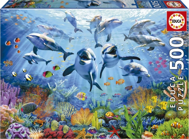 EDUCA Puzzle Spaß unter Wasser 500 Teile