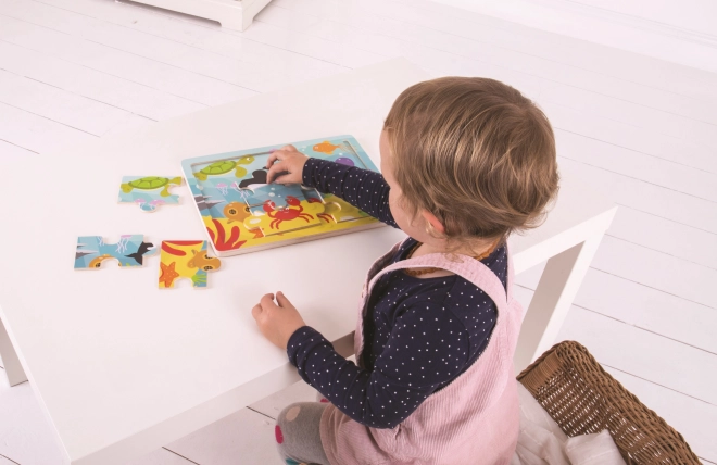 Holzpuzzle Meereswelt von Bigjigs Toys