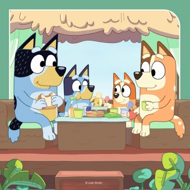 Puzzle Bluey 3x49 Teile