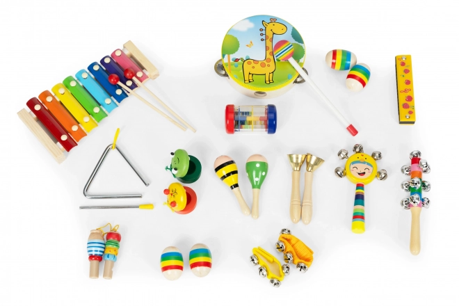 Holz-Musikinstrumenten-Set für Kinder