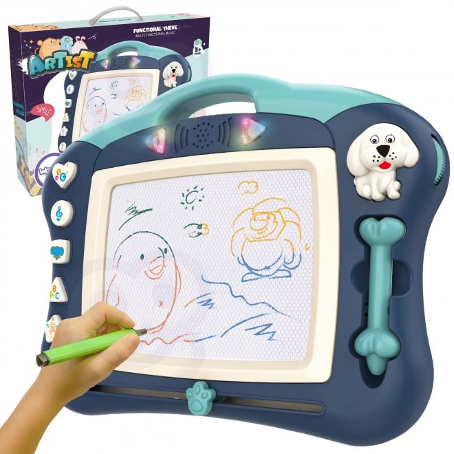Interaktive magnetische Tafel Woopie Znikopis blau