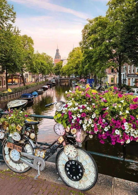 Ravensburger Puzzle Fahrrad in Amsterdam 1000 Teile