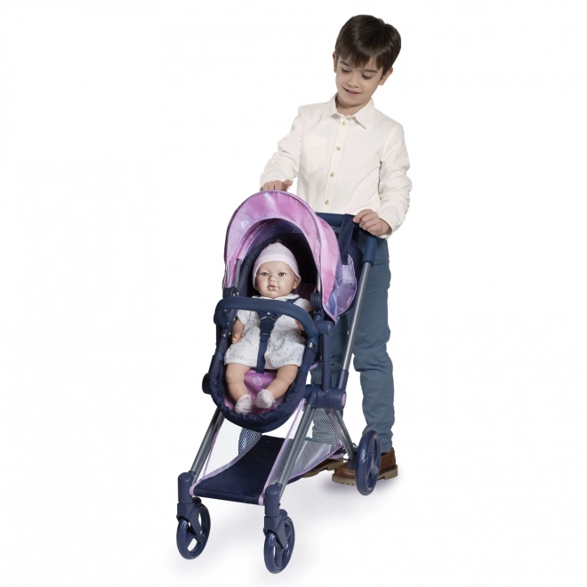 Decuevas Faltbarer 3-in-1 Puppenwagen mit Tasche Magic Bubble 2024