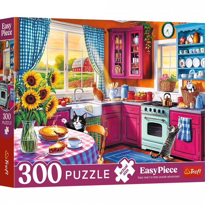 Puzzle 300 Teile – Frühstück in der Küche