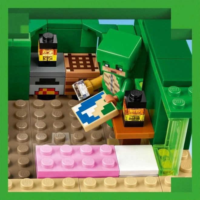 Lego Minecraft Schildkröten-Strandhaus