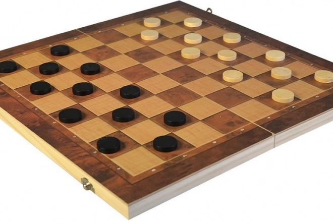 Schach-Set mit Schachbrett 44 x 44 cm