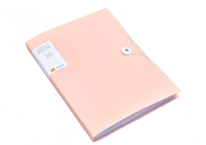 Plastmappe mit Gummiband Rosa A4