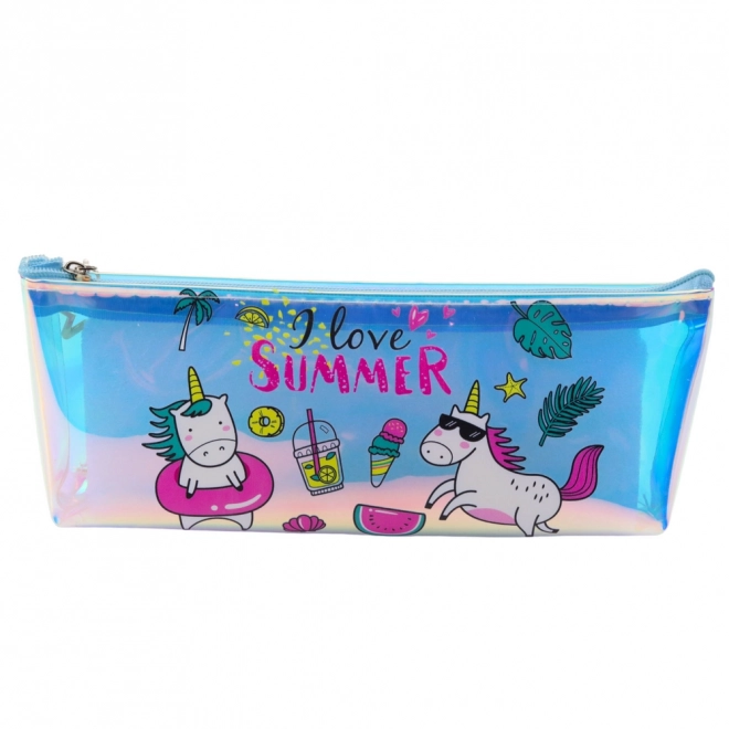 Schul-Holographischer Stiftehalter mit Einhorn-Motiven