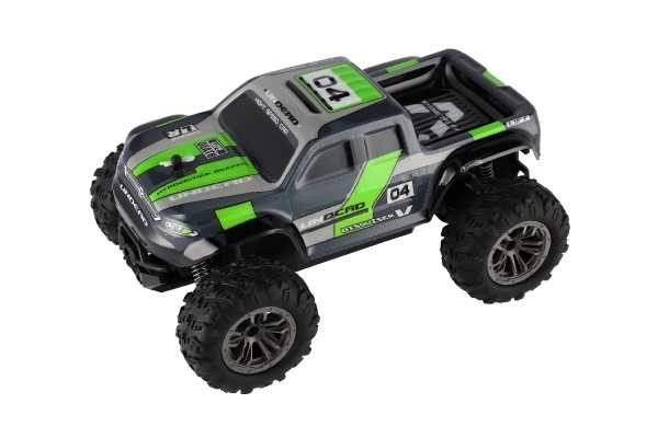 RC Geländewagen Pickup grau-grün mit Fernsteuerung