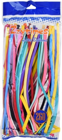 Lange bunte Ballons zum Modellieren und Dekorieren - 100 Stk.