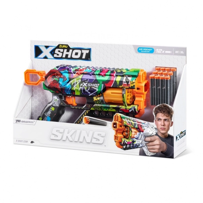 X-Shot Skins Griefer Graffiti Blaster 12 Pfeile