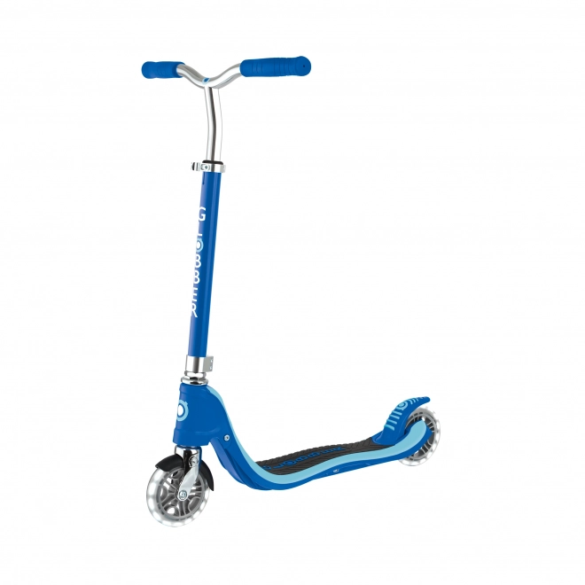 Kinderscooter Flow 125 Lights Navy Blau mit leuchtenden Rädern