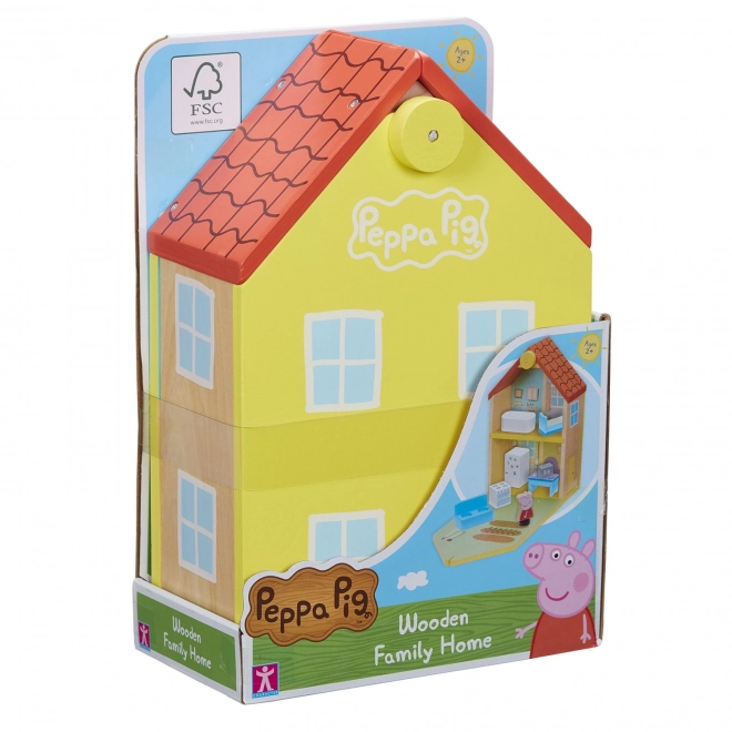 Holzhaus Familie Peppa Pig