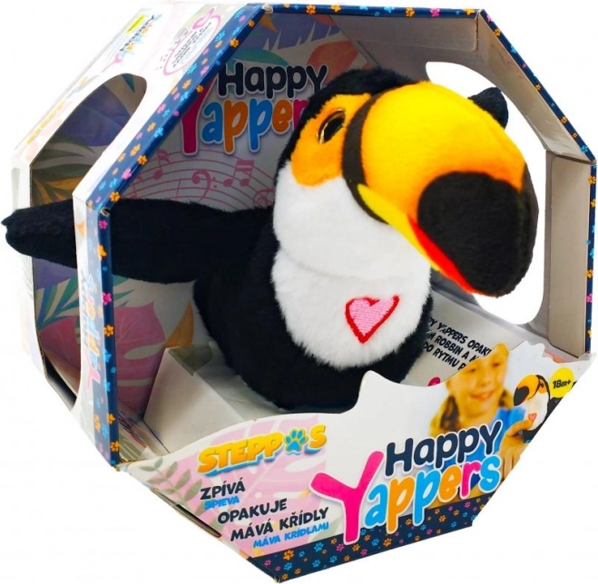 Steppos Happy Yappers Tukan – interaktiver sprechender Handvogel