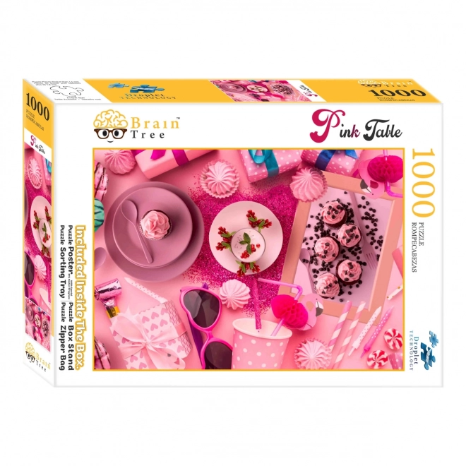 Puzzle Brain Tree Rosafarben gedeckt