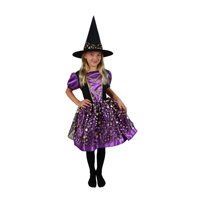 Violett-schwarzes Design mit goldenem Druck