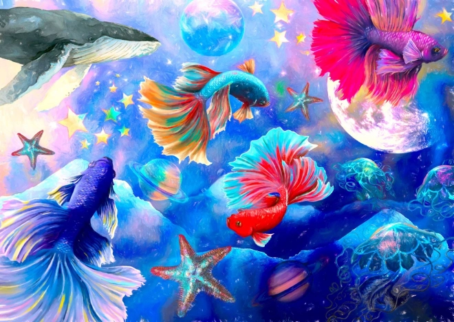 Puzzle Unterwasser-Galaxie 1000 Teile