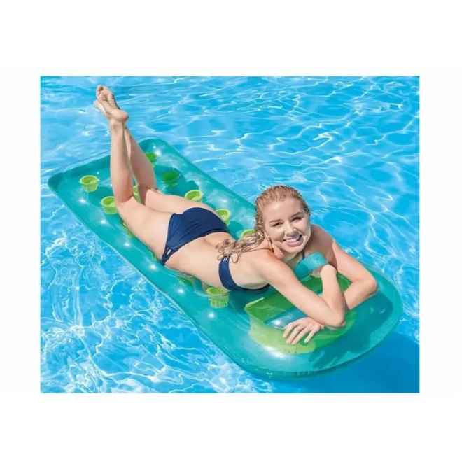 Aufblasbare Schwimmmatratze 188 x 71 cm grün - 58895 INTEX