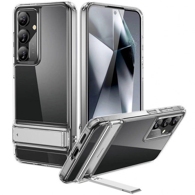 Transparente Schutzhülle mit Ständer für Samsung Galaxy S24+