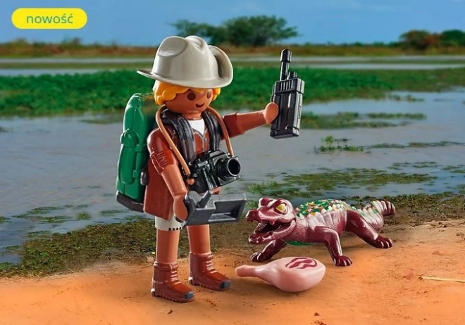 Playmobil Special Plus Forscher mit Alligator