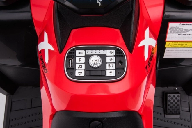 Elektrische Kinder-Quad Red Race 24V