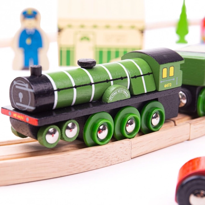 Holzeisenbahn Set Flying Scotsman von Bigjigs Rail