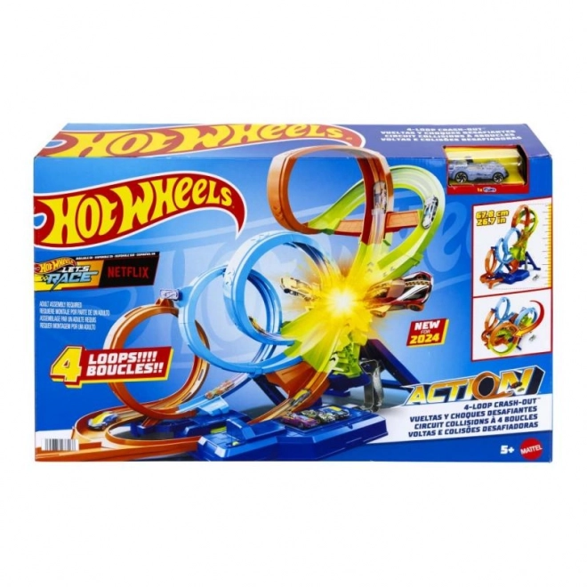 Hot Wheels Strecke Vierfach-Looping