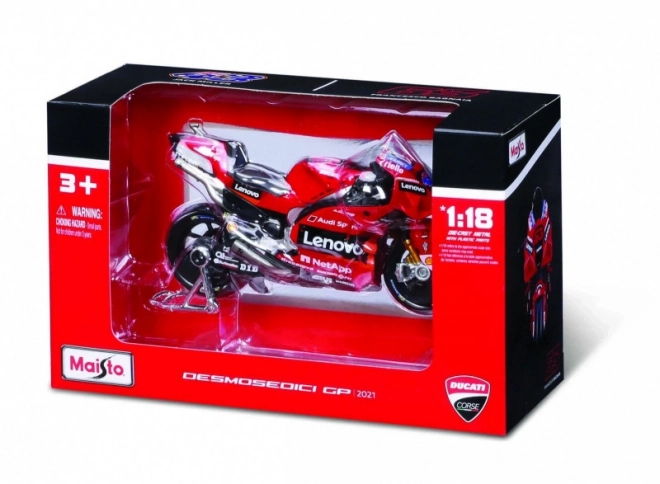 Maisto Motorrad Ducati Lenovo Team 2022 Modell