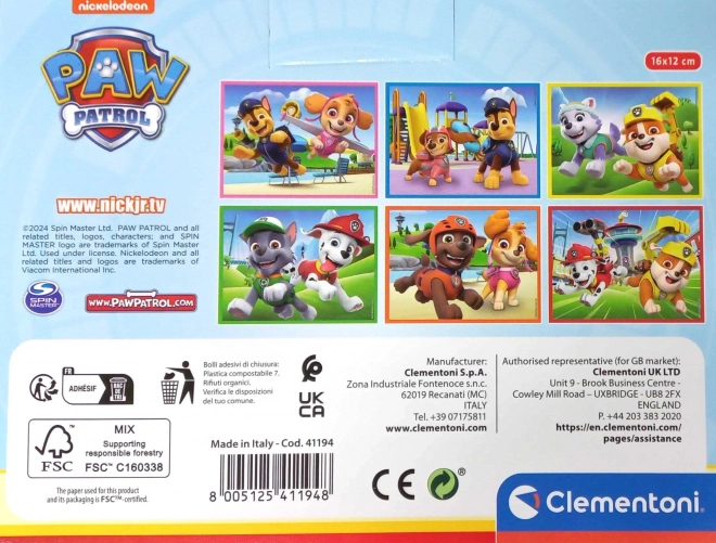 Clementoni Bildwürfel PAW Patrol