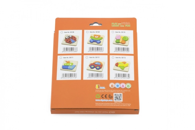 Erstes Holzpuzzle für Kinder Viga Bär