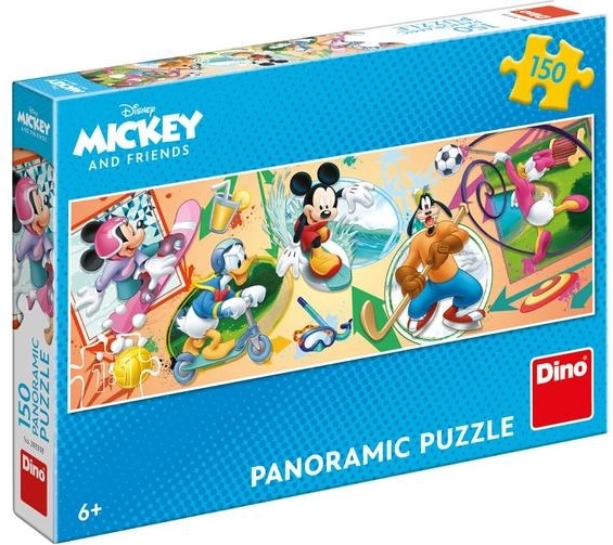 Bunte Sportszene mit MICKEY und Freunden