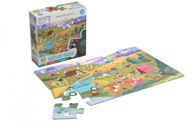 Riesenpuzzle Ausflug