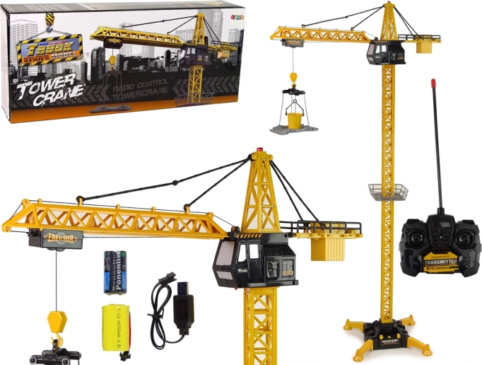 Riesiger R/C-Fernsteuerkran Höhe 183 cm 2 Stufen